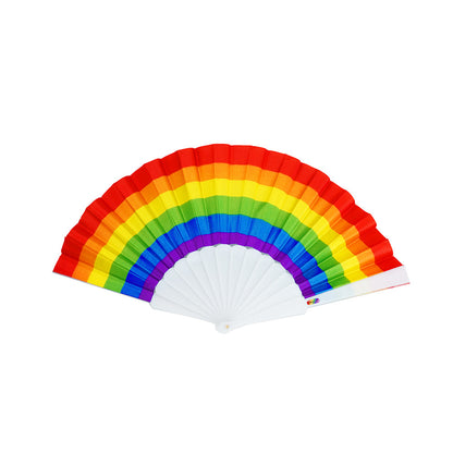 Folding Fan Six Colors Rainbow Month LGBT Pride Festival