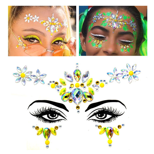 Rhinestone Face Sticker