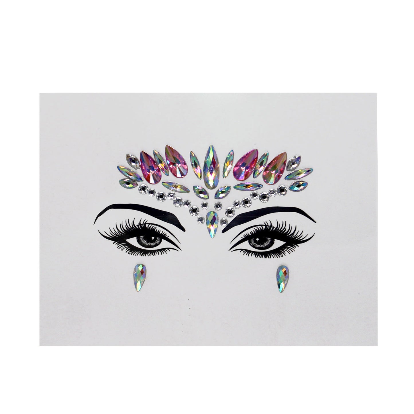 Rhinestone Face Sticker