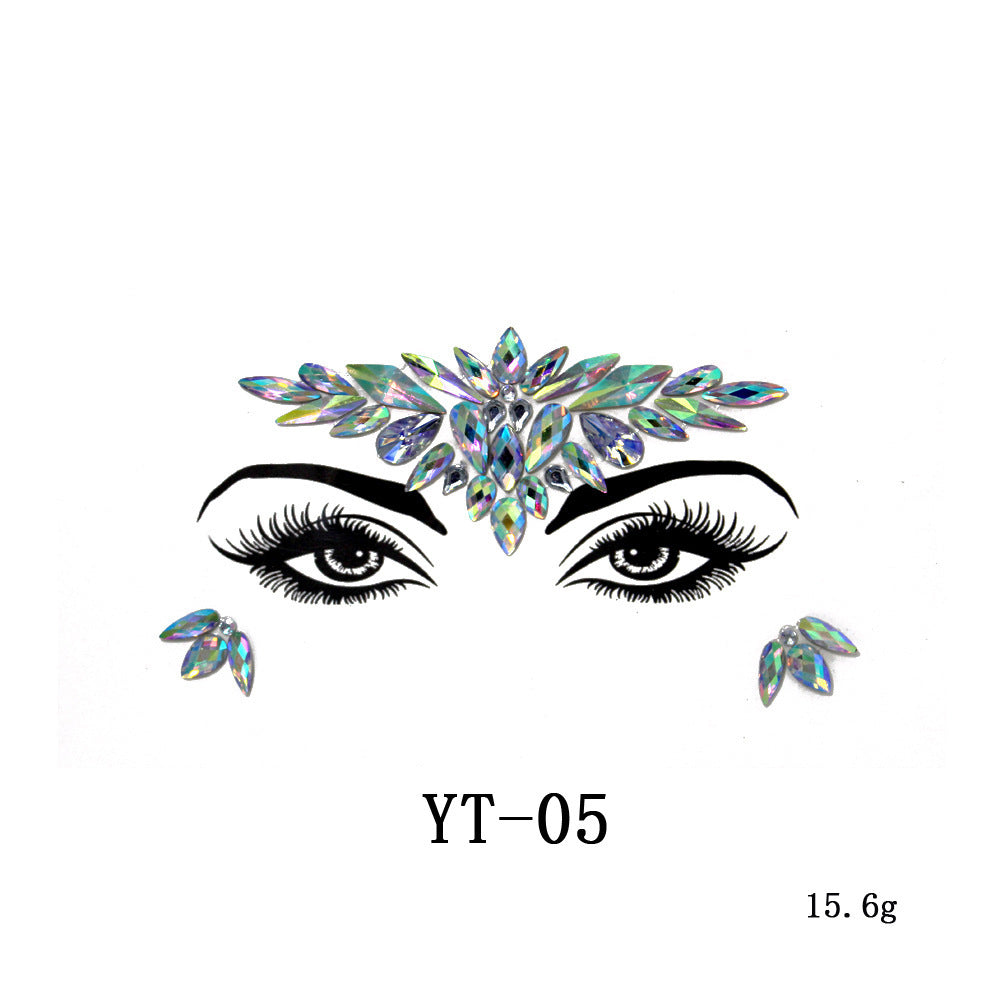 Rhinestone Face Sticker