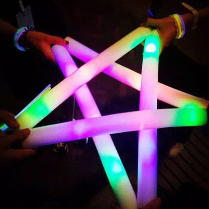 20 x Light Up LED Foam Stick
